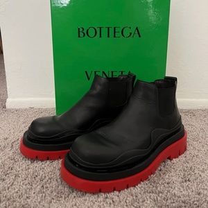 Mens BOTTEGA VENETA ‘Tire Chelsea Boots’ Size 8/41